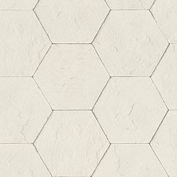 Galerie Wallcoverings Product Code: EX31010 - Exposed Wallpaper Collection Galerie Wallcoverings Product Code EX31010 - Exposed Wallpaper Collection - White Grey Colours - Hexagonal Block Design