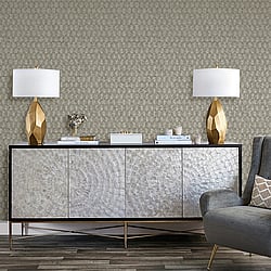 Galerie Wallcoverings Product Code: F-VL6004 - Lustre Wallpaper Collection Galerie Wallcoverings Product Code F-VL6004 - Lustre Wallpaper Collection - Bronze Brown Colours - Geo Arch Design