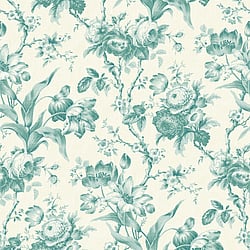 Galerie Wallcoverings Product Code: FC61214 - French Country Wallpaper Collection Galerie Wallcoverings Product Code FC61214 - French Country Wallpaper Collection - Azure Water Colours - En Rose Design