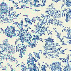 Galerie Wallcoverings Product Code: FC61812 - French Country Wallpaper Collection Galerie Wallcoverings Product Code FC61812 - French Country Wallpaper Collection - China Blue Colours - Chinois Design