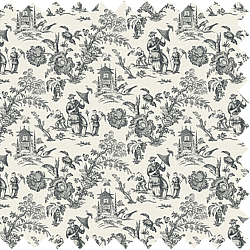 Galerie Wallcoverings Product Code: FC62800F - French Country Wallpaper Collection Galerie Wallcoverings Product Code FC62800F - French Country Wallpaper Collection - Graphite Colours - Chinois Linen Design