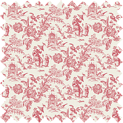 Galerie Wallcoverings Product Code: FC62801F - French Country Wallpaper Collection Galerie Wallcoverings Product Code FC62801F - French Country Wallpaper Collection - Poppy Red Colours - Chinois Linen Design