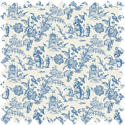 Galerie Wallcoverings Product Code: FC62812F - French Country Wallpaper Collection Galerie Wallcoverings Product Code FC62812F - French Country Wallpaper Collection - China Blue Colours - Chinois Linen Design