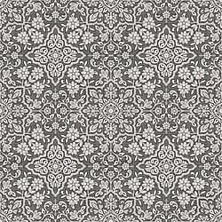 Galerie Wallcoverings Product Code: FH37543 - Homestyle Wallpaper Collection Galerie Wallcoverings Product Code FH37543 - Homestyle Wallpaper Collection - Black Silver Colours - Floral Tile Design