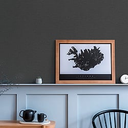 Galerie Wallcoverings Product Code: FL61144 - Flourish Wallpaper Collection Galerie Wallcoverings Product Code FL61144 - Flourish Wallpaper Collection - Black Colours - Textile Structure Design