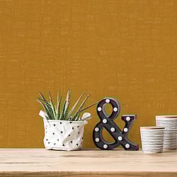 Galerie Wallcoverings Product Code: FS72005 - Fusion Wallpaper Collection Galerie Wallcoverings Product Code FS72005 - Fusion Wallpaper Collection - Yellow Colours - Linen Effect Textured Design