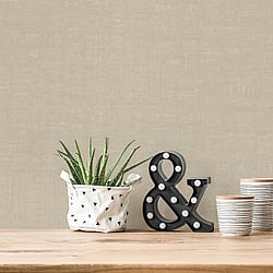 Galerie Wallcoverings Product Code: FS72019 - Fusion Wallpaper Collection Galerie Wallcoverings Product Code FS72019 - Fusion Wallpaper Collection - Dark Beige Colours - Linen Effect Textured Design