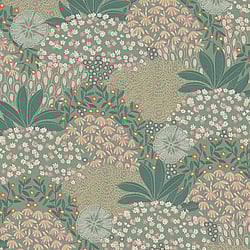 Galerie Wallcoverings Product Code: FS72034 - Fusion Wallpaper Collection Galerie Wallcoverings Product Code FS72034 - Fusion Wallpaper Collection - Green Pink Colours - Forest Bloom Motif Design