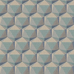 Galerie Wallcoverings Product Code: FS72042 - Fusion Wallpaper Collection Galerie Wallcoverings Product Code FS72042 - Fusion Wallpaper Collection - Beige Blue Green Colours - Geometric Motif Design
