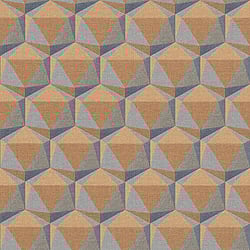 Galerie Wallcoverings Product Code: FS72045 - Fusion Wallpaper Collection Galerie Wallcoverings Product Code FS72045 - Fusion Wallpaper Collection - Blue Orange Colours - Geometric Motif Design