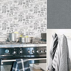 Galerie Wallcoverings Product Code: G12284R_G67443R - Kitchen Recipes Wallpaper Collection Galerie Wallcoverings Product Code G12284R_G67443R - Kitchen Recipes Wallpaper Collection -
