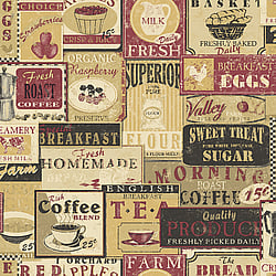 Galerie Wallcoverings Product Code: G12297 - Kitchen Recipes Wallpaper Collection Galerie Wallcoverings Product Code G12297 - Kitchen Recipes Wallpaper Collection -