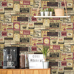 Galerie Wallcoverings Product Code: G12297 - Kitchen Recipes Wallpaper Collection Galerie Wallcoverings Product Code G12297 - Kitchen Recipes Wallpaper Collection -