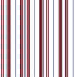 Galerie Wallcoverings Product Code: G23066 - Deauville 2 Wallpaper Collection Galerie Wallcoverings Product Code G23066 - Deauville 2 Wallpaper Collection - Red Navy Blue White Colours - Two Colour Stripe Design