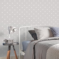 Galerie Wallcoverings Product Code: G23109 - Deauville 2 Wallpaper Collection Galerie Wallcoverings Product Code G23109 - Deauville 2 Wallpaper Collection - Grey Beige White Colours - Deauville Star Design