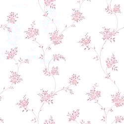 Galerie Wallcoverings Product Code: G23245 - Floral Themes Wallpaper Collection Galerie Wallcoverings Product Code G23245 - Floral Themes Wallpaper Collection - Pink Colours - Floral Trail Design