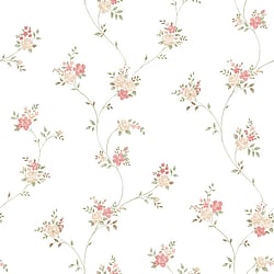 Galerie Wallcoverings Product Code: G23247 - Floral Themes Wallpaper Collection Galerie Wallcoverings Product Code G23247 - Floral Themes Wallpaper Collection - Red Pink Beige Green Colours - Floral Trail Design