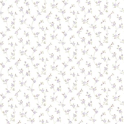 Galerie Wallcoverings Product Code: G23282 - Floral Themes Wallpaper Collection Galerie Wallcoverings Product Code G23282 - Floral Themes Wallpaper Collection - Lilac Pink Green Colours - Petite Floral Trail Design