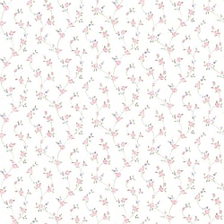 Galerie Wallcoverings Product Code: G23285 - Floral Themes Wallpaper Collection Galerie Wallcoverings Product Code G23285 - Floral Themes Wallpaper Collection - Pink Lilac Blue Green Colours - Petite Floral Trail Design