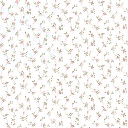 Galerie Wallcoverings Product Code: G23286 - Floral Themes Wallpaper Collection Galerie Wallcoverings Product Code G23286 - Floral Themes Wallpaper Collection - Red Colours - Petite Floral Trail Design