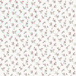 Galerie Wallcoverings Product Code: G23287 - Floral Themes Wallpaper Collection Galerie Wallcoverings Product Code G23287 - Floral Themes Wallpaper Collection - Red Green Yellow Colours - Petite Floral Trail Design