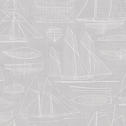 Galerie Wallcoverings Product Code: G23328 - Deauville 2 Wallpaper Collection Galerie Wallcoverings Product Code G23328 - Deauville 2 Wallpaper Collection - Taupe Beige White Colours - Nautical Blueprint Design