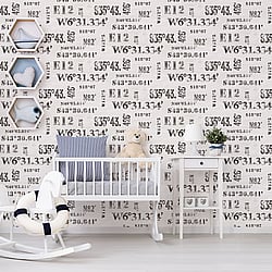 Galerie Wallcoverings Product Code: G23329 - Deauville 2 Wallpaper Collection Galerie Wallcoverings Product Code G23329 - Deauville 2 Wallpaper Collection - Black White Grey Colours - Naval Print Design