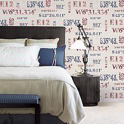 Galerie Wallcoverings Product Code: G23330 - Deauville 2 Wallpaper Collection Galerie Wallcoverings Product Code G23330 - Deauville 2 Wallpaper Collection - Navy Blue Red White Colours - Naval Print Design