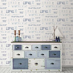 Galerie Wallcoverings Product Code: G23331 - Deauville 2 Wallpaper Collection Galerie Wallcoverings Product Code G23331 - Deauville 2 Wallpaper Collection - Navy Blue Beige Colours - Naval Print Design