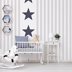 Galerie Wallcoverings Product Code: G23338 - Deauville 2 Wallpaper Collection Galerie Wallcoverings Product Code G23338 - Deauville 2 Wallpaper Collection - Grey Beige White Colours - Regency Stripe Design