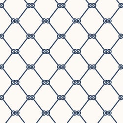 Galerie Wallcoverings Product Code: G23345 - Deauville 2 Wallpaper Collection Galerie Wallcoverings Product Code G23345 - Deauville 2 Wallpaper Collection - Marine Blue White Colours - Nautical Rope Design