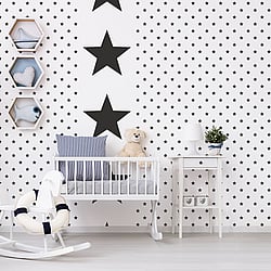 Galerie Wallcoverings Product Code: G23352 - Deauville 2 Wallpaper Collection Galerie Wallcoverings Product Code G23352 - Deauville 2 Wallpaper Collection - Black White Colours - Deauville Star Design