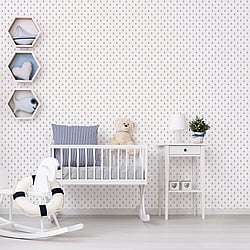 Galerie Wallcoverings Product Code: G23353 - Deauville 2 Wallpaper Collection Galerie Wallcoverings Product Code G23353 - Deauville 2 Wallpaper Collection - Navy Blue White Colours - Small Anchors Design