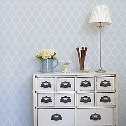 Galerie Wallcoverings Product Code: G45051 - Vintage Roses Wallpaper Collection Galerie Wallcoverings Product Code G45051 - Vintage Roses Wallpaper Collection - Blue White Colours - Laurel Trellis Design