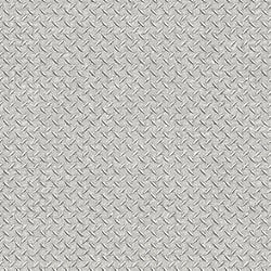 Galerie Wallcoverings Product Code: G45175 - Nostalgie Wallpaper Collection Galerie Wallcoverings Product Code G45175 - Nostalgie Wallpaper Collection - Silver Grey Colours - Diamond Plate Design