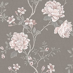 Galerie Wallcoverings Product Code: G45305 - Vintage Roses Wallpaper Collection Galerie Wallcoverings Product Code G45305 - Vintage Roses Wallpaper Collection - Grey Pink Colours - Magnolia Design