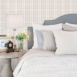 Galerie Wallcoverings Product Code: G45306 - Vintage Roses Wallpaper Collection Galerie Wallcoverings Product Code G45306 - Vintage Roses Wallpaper Collection - Beige Colours - Plaid Design