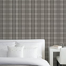 Galerie Wallcoverings Product Code: G45307 - Vintage Roses Wallpaper Collection Galerie Wallcoverings Product Code G45307 - Vintage Roses Wallpaper Collection - Black Colours - Plaid Design