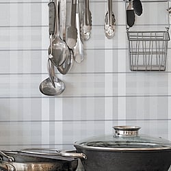 Galerie Wallcoverings Product Code: G45309 - Vintage Roses Wallpaper Collection Galerie Wallcoverings Product Code G45309 - Vintage Roses Wallpaper Collection - Grey Colours - Plaid Design
