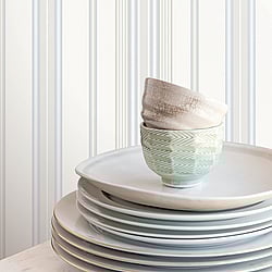 Galerie Wallcoverings Product Code: G45324 - Vintage Roses Wallpaper Collection Galerie Wallcoverings Product Code G45324 - Vintage Roses Wallpaper Collection - Blue Beige Colours - Stripe Design