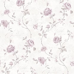 Galerie Wallcoverings Product Code: G45327 - Vintage Roses Wallpaper Collection Galerie Wallcoverings Product Code G45327 - Vintage Roses Wallpaper Collection - Dark Pink Colours - Trailing Rose Design