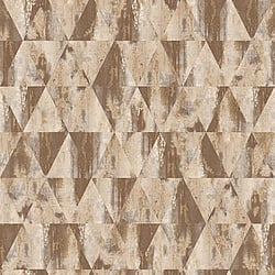 Galerie Wallcoverings Product Code: G45335 - Grunge Wallpaper Collection Galerie Wallcoverings Product Code G45335 - Grunge Wallpaper Collection - Brown Silver Light Brown Colours - Triangular Design