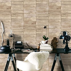 Galerie Wallcoverings Product Code: G45340 - Grunge Wallpaper Collection Galerie Wallcoverings Product Code G45340 - Grunge Wallpaper Collection - Beige Brown Colours - Wood Design