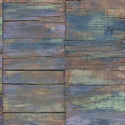 Galerie Wallcoverings Product Code: G45342 - Grunge Wallpaper Collection Galerie Wallcoverings Product Code G45342 - Grunge Wallpaper Collection - Blue Brown Green Black Colours - Wood Design