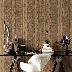 Galerie Wallcoverings Product Code: G45346 - Grunge Wallpaper Collection Galerie Wallcoverings Product Code G45346 - Grunge Wallpaper Collection - Brown Colours - Wood Design