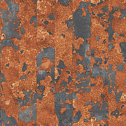 Galerie Wallcoverings Product Code: G45360 - Grunge Wallpaper Collection Galerie Wallcoverings Product Code G45360 - Grunge Wallpaper Collection - Copper Orange Black Colours - Industrial Stripe Design