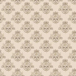 Galerie Wallcoverings Product Code: G45367 - Grunge Wallpaper Collection Galerie Wallcoverings Product Code G45367 - Grunge Wallpaper Collection - Silver Grey Colours - Grunge Skull Design
