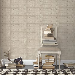 Galerie Wallcoverings Product Code: G45371 - Grunge Wallpaper Collection Galerie Wallcoverings Product Code G45371 - Grunge Wallpaper Collection - Beige Colours - Concrete Blocks Design
