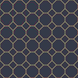 Galerie Wallcoverings Product Code: G45403 - Just Kitchens Wallpaper Collection Galerie Wallcoverings Product Code G45403 - Just Kitchens Wallpaper Collection - Navy Gold Colours - Bee Hive Design