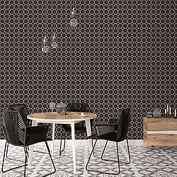 Galerie Wallcoverings Product Code: G45404 - Just Kitchens Wallpaper Collection Galerie Wallcoverings Product Code G45404 - Just Kitchens Wallpaper Collection - Black White Colours - Bee Hive Design